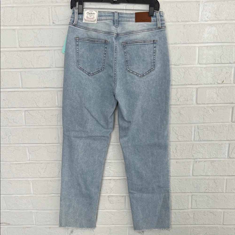 Flag & Anthem Blue Straight Leg Jeans Classic Style - Picture 4 of 12